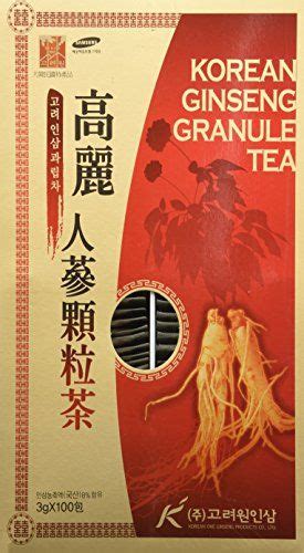 Health Tea Korea Food Korean Ginseng Granule Tea 3g X 100t 인삼차 인삼