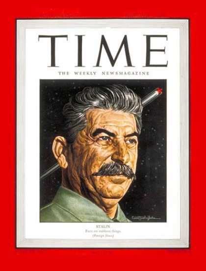 Joseph Stalin Time Magazine Feb 5 1945 Обложки журналов История