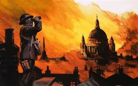 Disorder War St Pauls Cathedral The Blitz Art