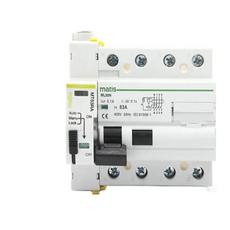 Matismart Mt53ra 3p N Rccb Rcd Recloser 40a 63a Type A 30ma 100ma 300ma