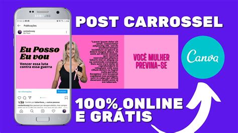 Como Fazer Post Carrossel Para O Instagram No Canva Online YouTube