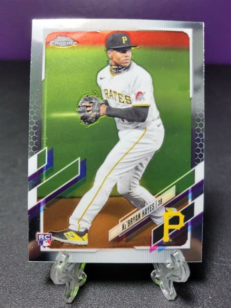 Kebryan Hayes 2021 Topps Chrome Baseball Rookie Card 💎⚾️ Mlb Pirates