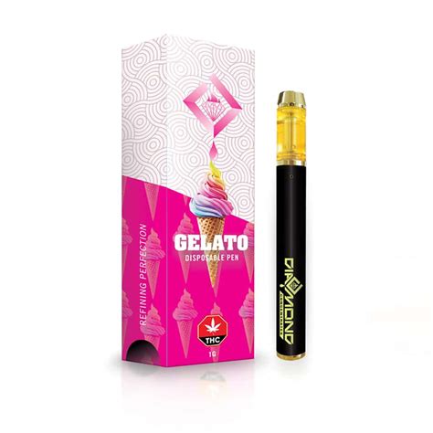 Diamond Concentrates Gelato Thc Disposable Pen Ganja West