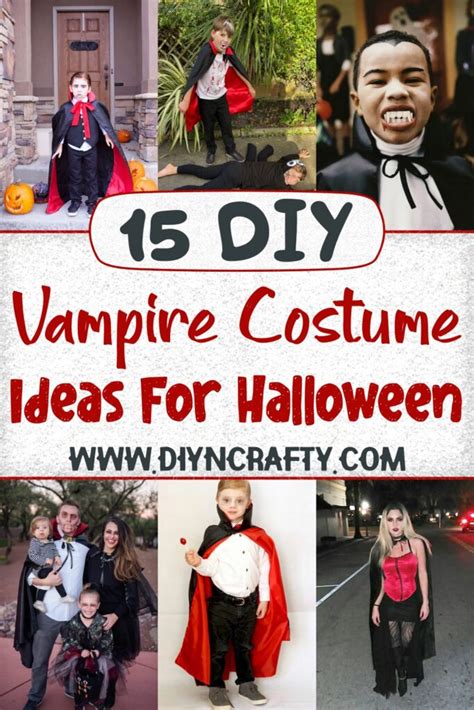 15 DIY Vampire Costume Ideas For Halloween DIYnCrafty