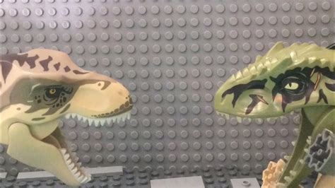 Tyrannosaurus Rex V S Gigantosaurus Part Ii Lego Jurassic World Stop