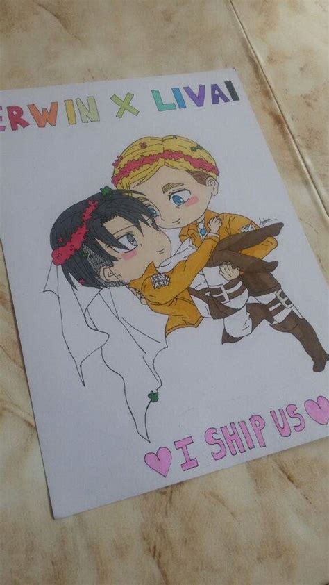 Erwin Et Liva Fanart Dessin Eruri Anime Et Manga Amino