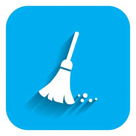 Sweeping broom — Stock Vector © RedineVector #85604256