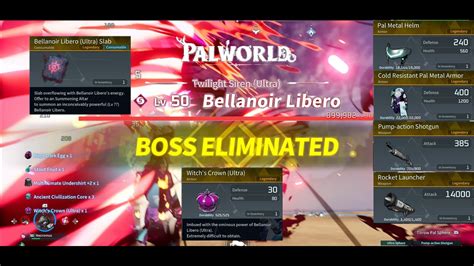 Palworld Bellanoir Libero Ultra Youtube