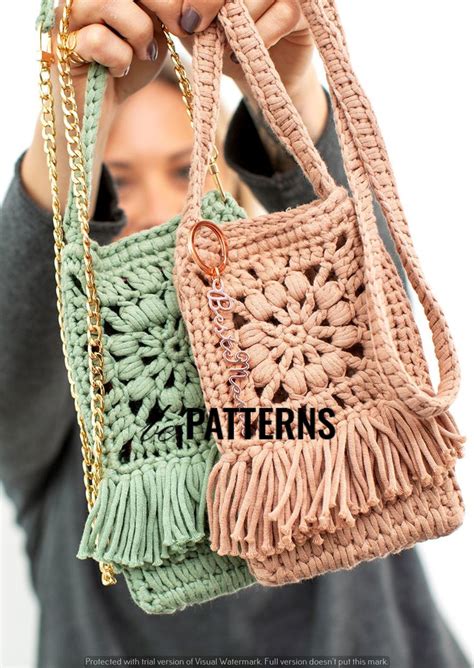 Crochet Crossbody Bag Pattern Bohemian Crochet Purse Boho Etsy Artofit