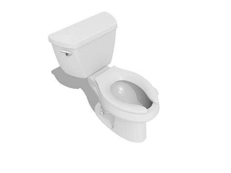 Kohler Highline White Elongated Chair Height 2 Piece Toilet 12 In Rough In 1 6 Gpf K 3493 Ss 0