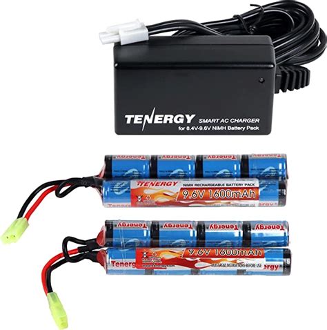 Amazon Tenergy Combo Charger And 2 Pack 9 6V NiMH 1600mAh