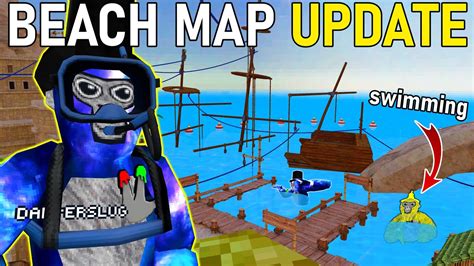 Gorilla Tag NEW Secret Tunnel Update Beach Map Swimming YouTube