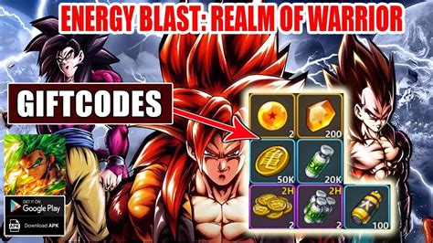 Energy Blast Realm Of Warrior Giftcodes Redeem Codes Energy