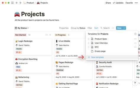 Confluence Project Management Samples