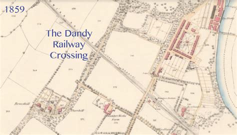 1859 Map Showing Dandy Crossing