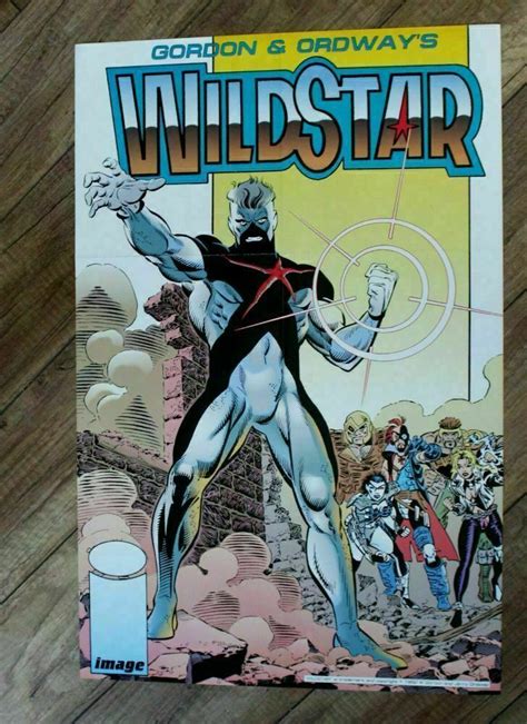 Wildstar 1992 Al Gordon Jerry Ordway Promo Image Poster Vf Ebay