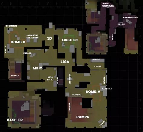 Mapas Cs Go Aprenda Os Nomes Das Posi Es Jogos Tecnoblog