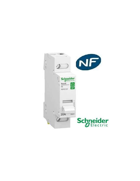 Interrupteur sectionneur 1 x 20 A rési9 XP Schneider R9PS120