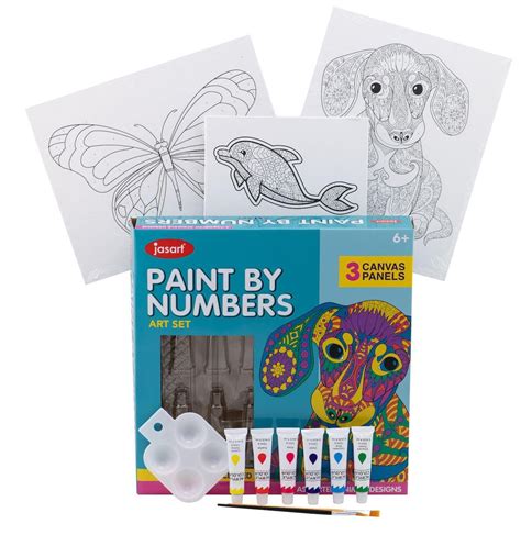 Kids Paint by Numbers Art Set Asst. Animals – ArtSmart Art Store & Picture Framing