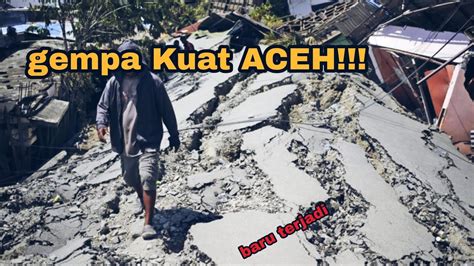 Gempa Bumi Hari Ini Warga PANIK Gempa Kuat Baru Saja Guncang