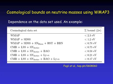 Ppt Cosmological Aspects Of Neutrinos Iii Powerpoint Presentation