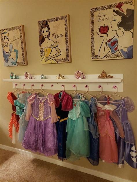 My Girls Diy Disney Princess Dress Up Area Still Building The Vanity