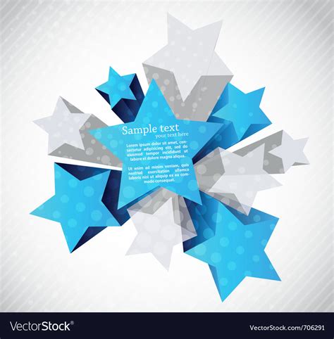 Abstract Background With Star Royalty Free Vector Image