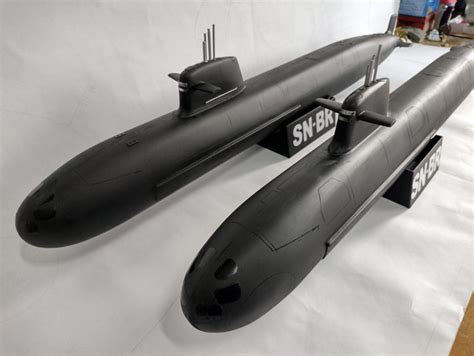 MODELISMO Submarino de Propulsão Nuclear Brasileiro SN BR feito