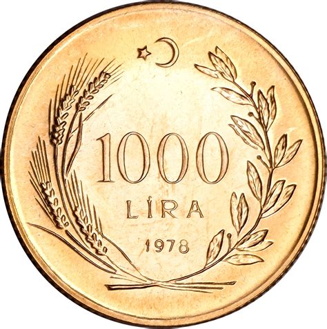 1000 Lira Turkey Numista