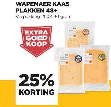 Wapernaer Kaas Plakken 48 Aanbieding Bij Jumbo