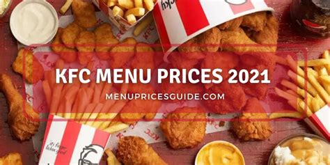 KFC Menu Prices - [Updated: 2023]