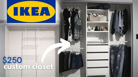 Ikea Closet Makeover Aurdal Series Custom Closet Diy Closet