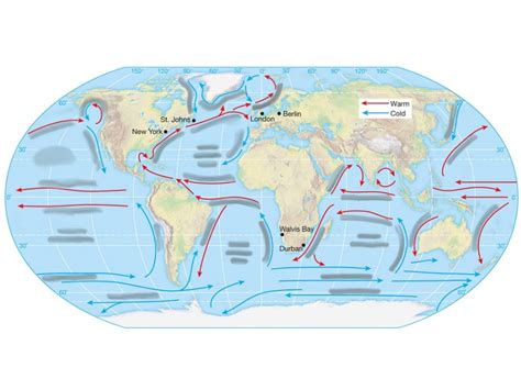 Global Ocean Currents Diagram Quizlet