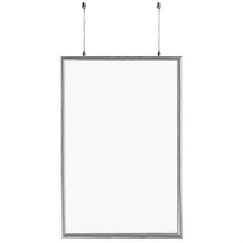 White Double-Sided Sidewalk A-Frame Sign w/ Protective Lens 24"x36 ...