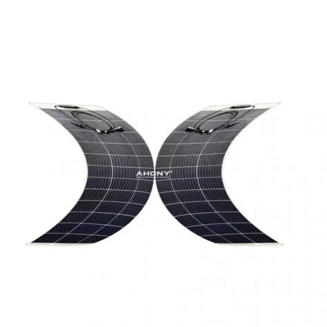 W Mono Semi Flexible Solar Panels Etfe Half Cut Rv Awning Solar Panel