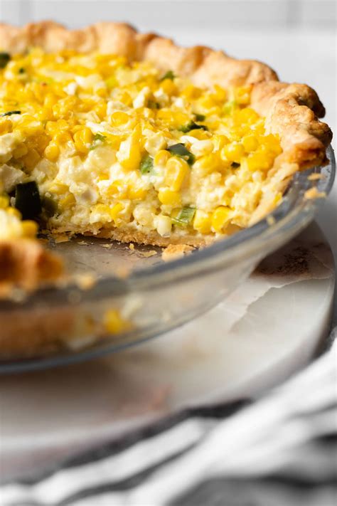 Fresh Corn, Hot Pepper, and Feta Savory Pie - Everyday Pie