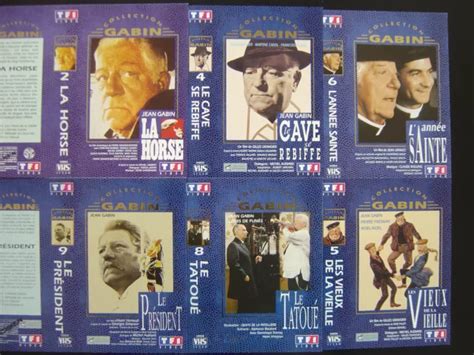 COLLECTION GABIN Lot De 6 Jaquettes Vhs Neuves Les Vieux De Vieille