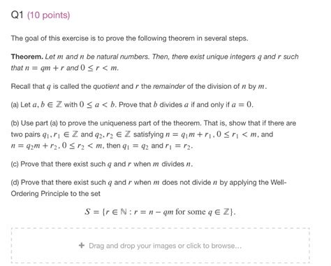 Solved Q1 10 Points The Goal Of This Exercise Is To Prove