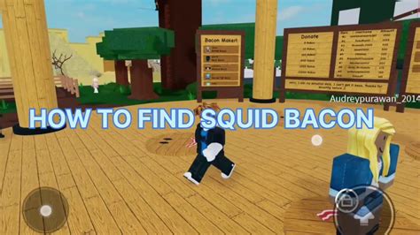 How To Find Squid Bacon [roblox Find The Bacons] Youtube