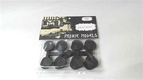 Proxie Models 25 Mm Round Figure Bases Toys And Games