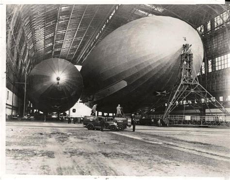 USS Akron next to USS Los Angeles-10-22-1931 by FCARVALLO on DeviantArt