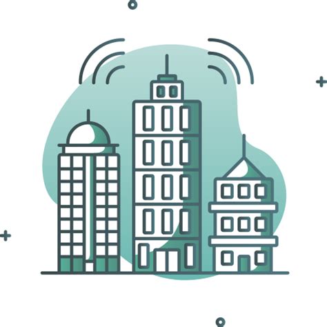 Smart City Generic Rounded Shapes Icon