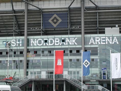 Volksparkstadion Soccer Stadium In Bahrenfeld Off