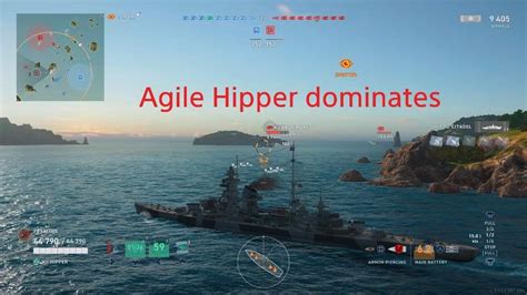 Agile Hipper World Of Warships Legends Youtube