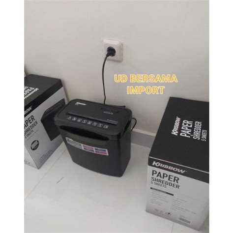 Jual Papper Shredder Krisbow Mesin Penghancur Kertas Dokumen Krisbow