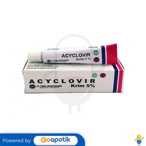 Acyclovir First Medifarma Cream Gram Kegunaan Efek Samping