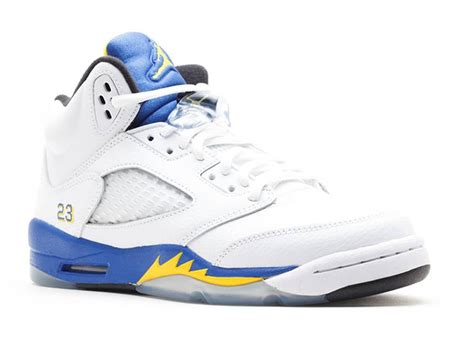 Air Jordan 5 Retro Gs Laney 2013 Maize White Royal Varsity Black 440888