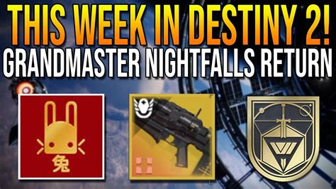 Destiny 2 Weekly Reset Nightfall Weapon This Week Revision Zero Final