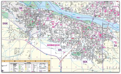 Kennewick Washington City Map - Kennewick WA state • mappery