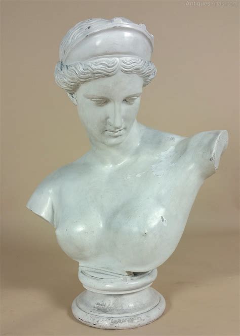 Antiques Atlas Large Th C Plaster Bust Of Venus After The Anti